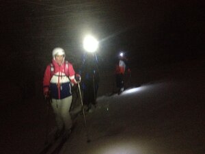 ski de rando Nocturne au Lioran 