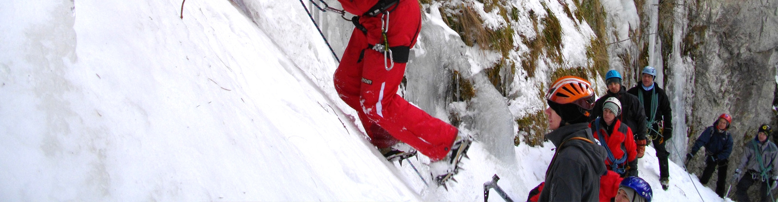 Cascade de glace Lioran Cantal Auvergne