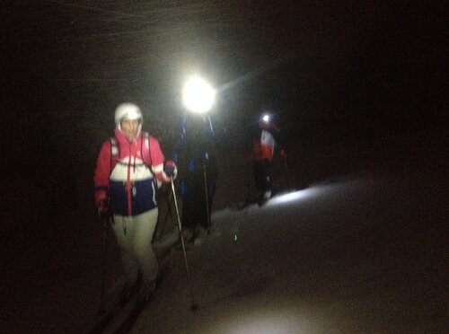 ski de rando Nocturne au Lioran 