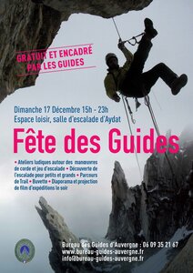 LA FETE DES GUIDES D'AUVERGNE A AYDAT, 20 minutes de Clermont FD; 17 décembre!!