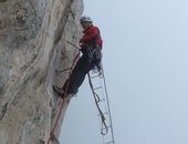 initiation aux grandes voies d'artif. avec bivouac dans le massif du vercors